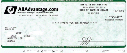 click to see my check!